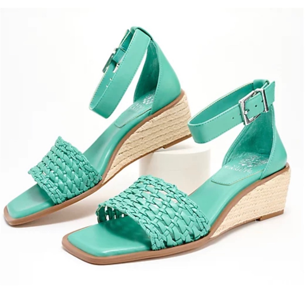 Vince Camuto Adjustable Espadrille Wedge Sandals - Bretandi